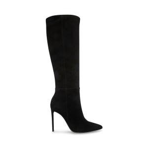 Botas Steve Madden Izetta Camurça Feminino Pretas | SM-652JC