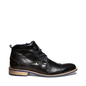 Botas Steve Madden Kramerr Couro Masculino Pretas | SM-508DN