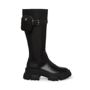 Botas Steve Madden Tatum Feminino Pretas | SM-319SJ