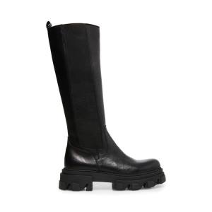 Botas Steve Madden Wayde Couro Feminino Pretas | SM-602AZ