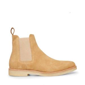 Botas Steve Madden Wilshire Tan Camurça Masculino Marrom | SM-084TO