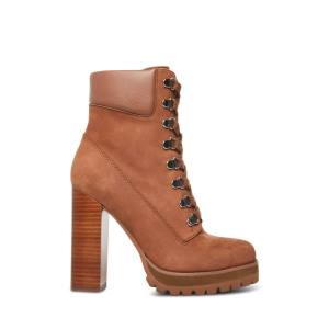 Botins Steve Madden Beso Nubuck Feminino Marrom | SM-709ZH