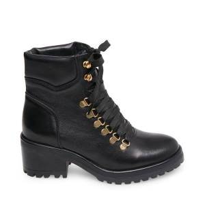 Botins Steve Madden Galway Couro Feminino Pretas | SM-387BX