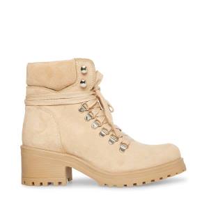 Botins Steve Madden Galway Sand Camurça Feminino Marrom | SM-673JW