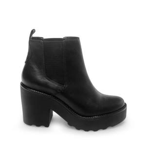 Botins Steve Madden Gretta Couro Feminino Pretas | SM-538WU