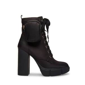 Botins Steve Madden Herrick Feminino Pretas | SM-983GO