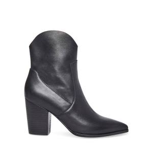 Botins Steve Madden Janetta Couro Feminino Pretas | SM-871DO