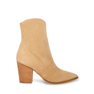 Botins Steve Madden Janetta Sand Camurça Feminino Marrom | SM-375TH