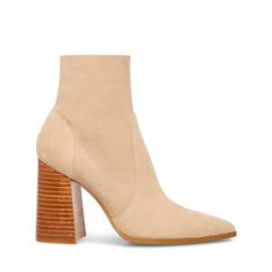 Botins Steve Madden Julina Taupe Camurça Feminino Cinzentas Marrom | SM-462KR