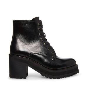 Botins Steve Madden Kerry Couro Feminino Pretas | SM-728BV