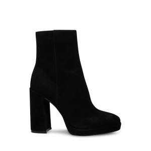 Botins Steve Madden Main Camurça Feminino Pretas | SM-761LC