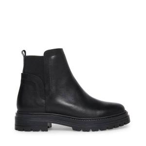 Botins Steve Madden Moira Couro Feminino Pretas | SM-713TW