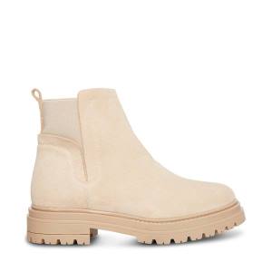 Botins Steve Madden Moira Sand Camurça Feminino Marrom | SM-869KD