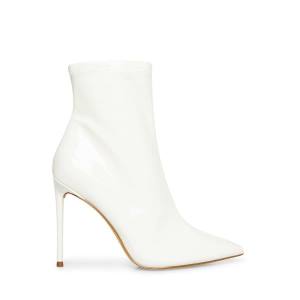 Botins Steve Madden Posse Envernizados Feminino Branco | SM-276XC