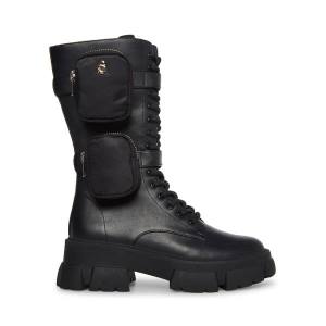 Botins Steve Madden Thorpe Feminino Pretas | SM-853LE