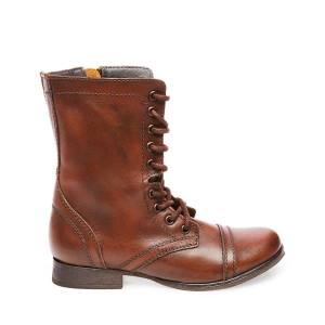 Botins Steve Madden Troopa Couro Feminino Marrom | SM-654NL