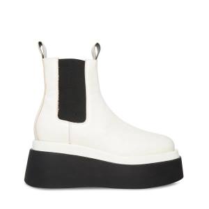 Botins Steve Madden Versus Couro Feminino Branco | SM-841DY