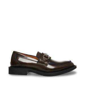 Loafers Steve Madden Barry Couro Masculino Marrom | SM-450GF