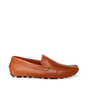 Loafers Steve Madden Bergamo Tan Couro Masculino Marrom | SM-098FB