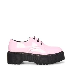 Loafers Steve Madden Brenton Envernizados Feminino Rosa | SM-328ZY