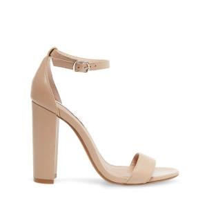 Salto Alto Steve Madden Carrson Blush Couro Heel Feminino Rosa | SM-149PO