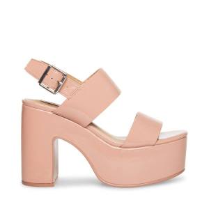 Salto Alto Steve Madden Dafne Envernizados Heel Feminino Rosa | SM-695CH