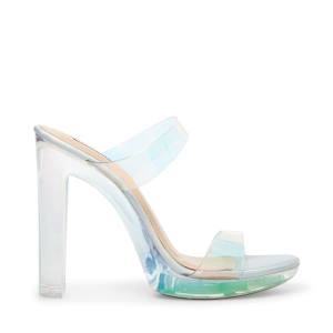 Salto Alto Steve Madden Glassify Heel Feminino Rainbow | SM-730HV