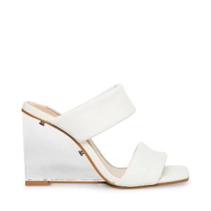 Salto Alto Steve Madden Isa Heel Feminino Branco | SM-754QO