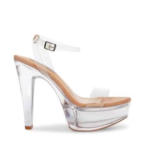 Salto Alto Steve Madden Julien Heel Feminino Clear | SM-321WN