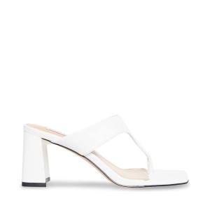 Salto Alto Steve Madden Lamorna Heel Feminino Branco | SM-069IL