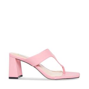 Salto Alto Steve Madden Lamorna Heel Feminino Rosa | SM-342JI