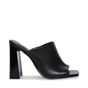 Salto Alto Steve Madden Lexia Couro Heel Feminino Pretas | SM-810YW