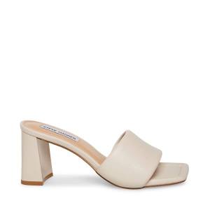 Salto Alto Steve Madden Lexie Bone Heel Feminino Bege | SM-016RH