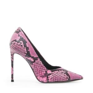 Salto Alto Steve Madden Princess Snake Heel Feminino Rosa Serpentine | SM-086EY