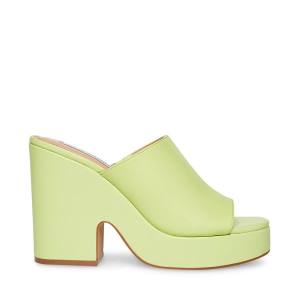 Salto Alto Steve Madden Sally Lime Heel Feminino Luz Verdes | SM-651UO