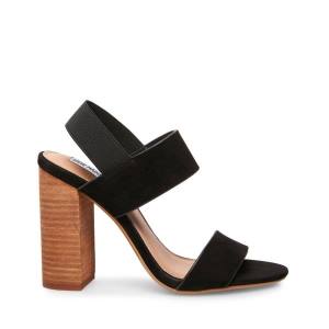 Salto Alto Steve Madden Sunbeam Heel Feminino Pretas | SM-250IU