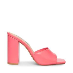 Salto Alto Steve Madden Trendy Couro Heel Feminino Rosa | SM-632BV