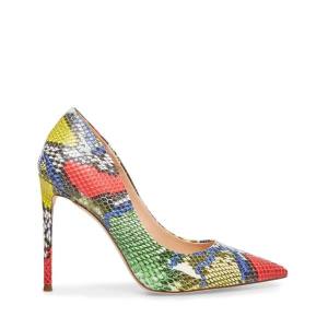 Salto Alto Steve Madden Vala Bright Snake Heel Feminino Luz Multicoloridas | SM-356OX