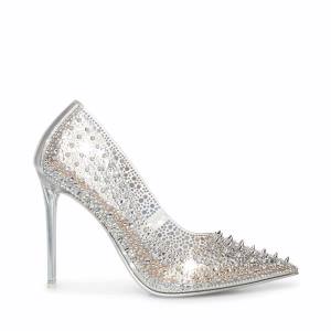 Salto Alto Steve Madden Various Heel Feminino Clear | SM-869CB