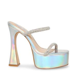 Salto Alto Steve Madden Zayne-r Heel Feminino Rainbow | SM-843YC