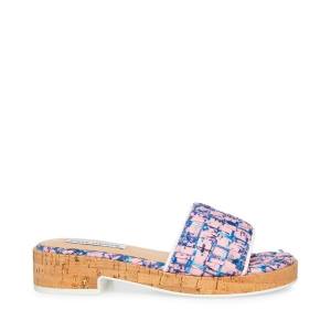 Sandalias Steve Madden Aria Feminino Rosa Multicoloridas | SM-368KP