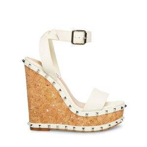 Sandalias Steve Madden Behati Bone Feminino Bege | SM-910EL