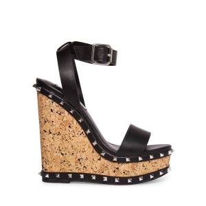 Sandalias Steve Madden Behati Feminino Pretas | SM-236EG