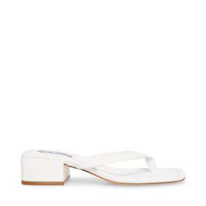 Sandalias Steve Madden Claudette Feminino Branco | SM-649HO