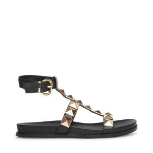 Sandalias Steve Madden Daft Feminino Pretas | SM-893EV