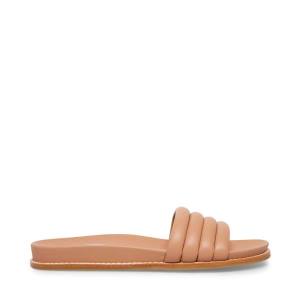 Sandalias Steve Madden Drips Tan Feminino Bege | SM-672EN