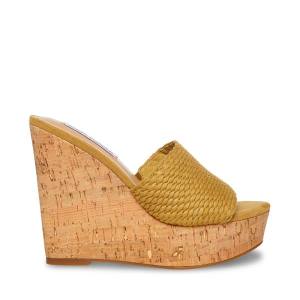 Sandalias Steve Madden Elenora Tan Feminino Marrom | SM-106IQ