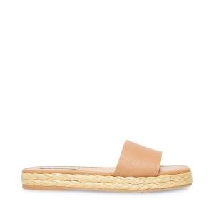 Sandalias Steve Madden Gloriana Tan Feminino Marrom | SM-492HP