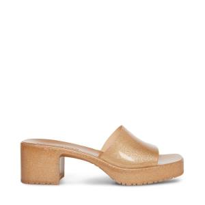 Sandalias Steve Madden Harlin Feminino Douradas Multicoloridas | SM-238XY