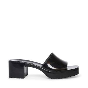 Sandalias Steve Madden Harlin Feminino Pretas | SM-379ZG